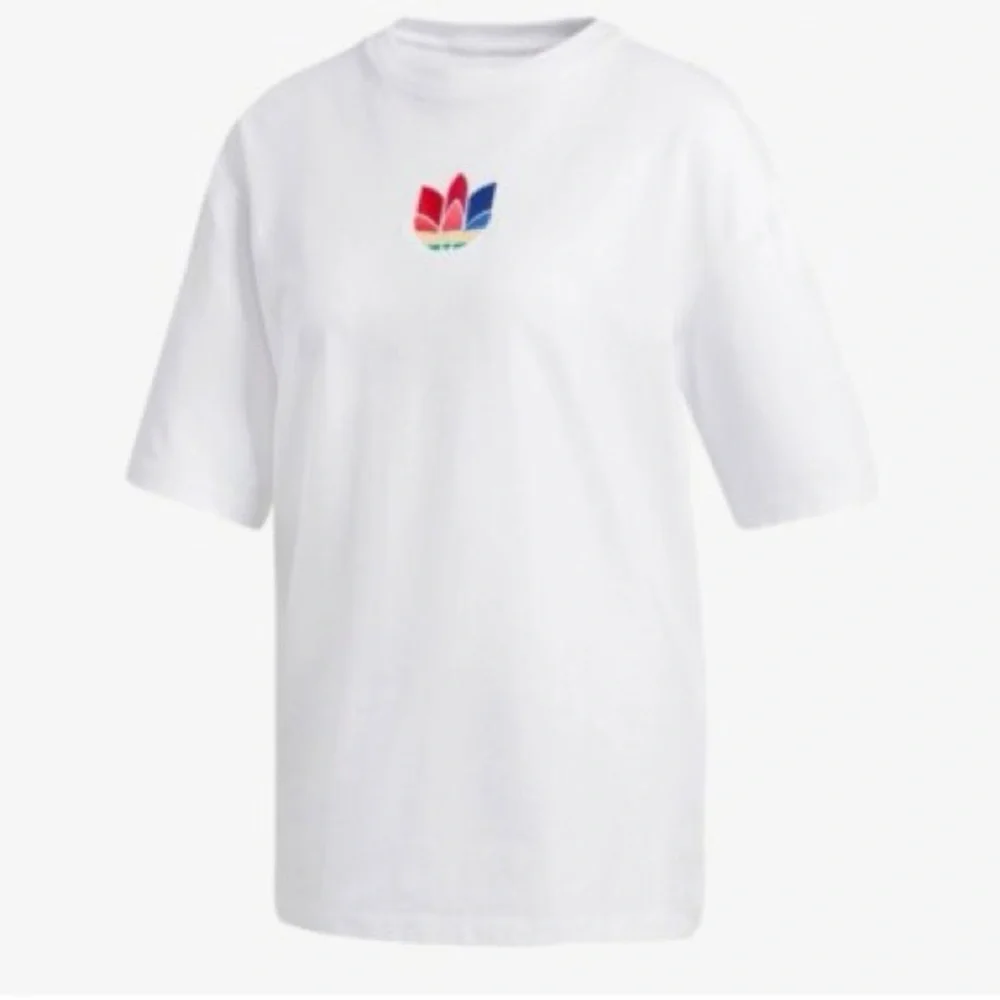 Adidas Mens White Graphic T-Shirt
